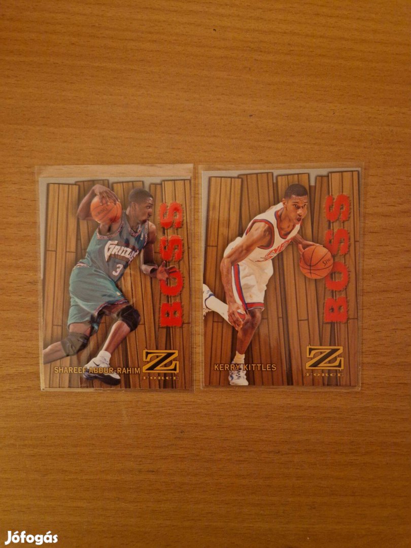 Skybox Z-Force 1997-98 Boss kosaras kártyák 2db