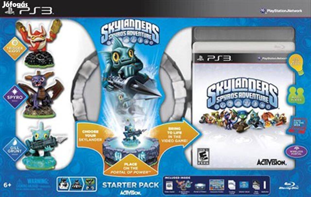 Skylanders Spyro's Adventure Starter Pack PS3 játék