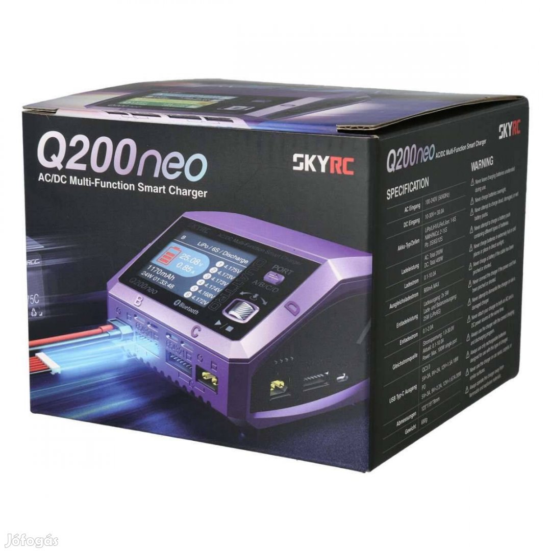 Skyrc Q200neo töltő (8db, Új)