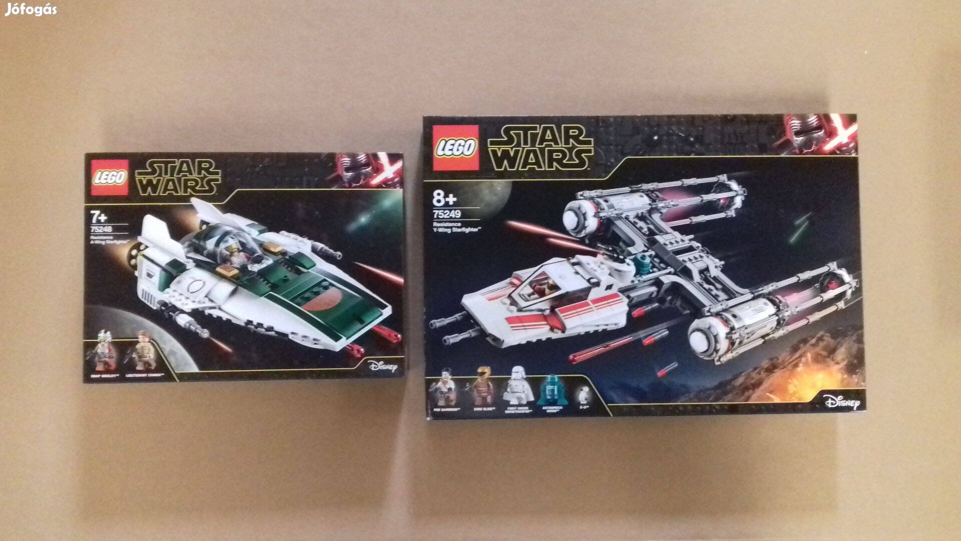 Skywalker kora : bontatlan Star Wars LEGO 75248 A-wing + 75249 Foxárba