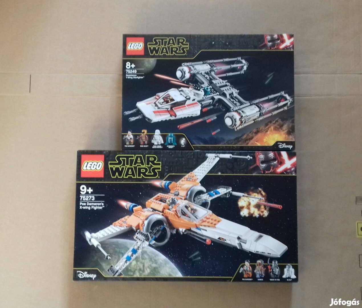Skywalker kora: bontatlan Star Wars LEGO 75249 Y-Wing + 75273 Fox.árba