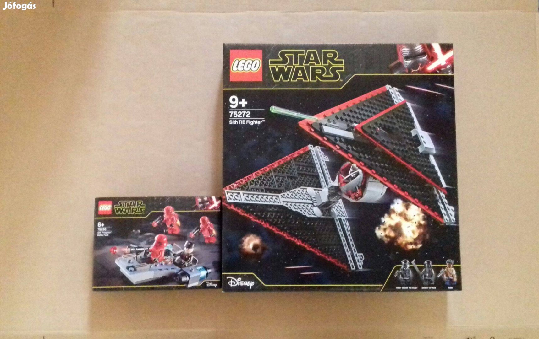 Skywalker kora bontatlan Star Wars LEGO 75266 Sith + 75272 TIE utánvét