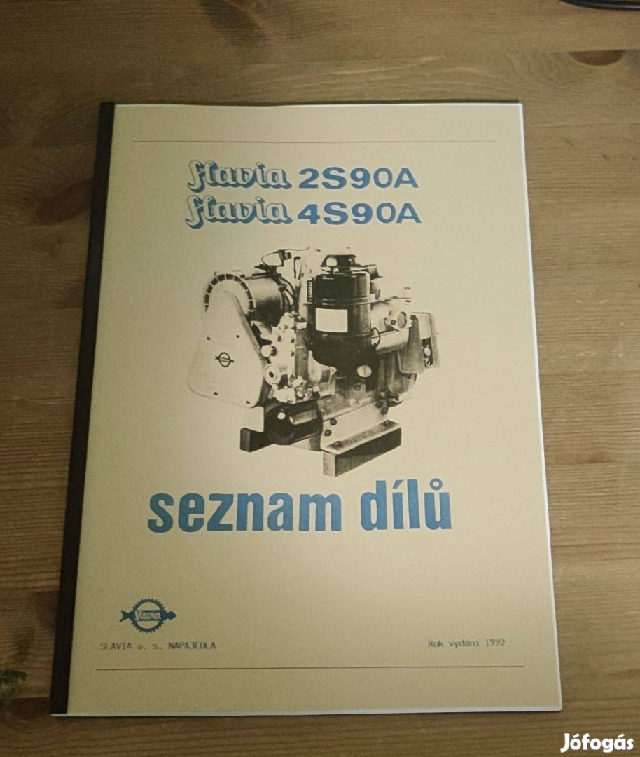 Slavia 2S90A, 4S90A motor alkatrészkatalógusa