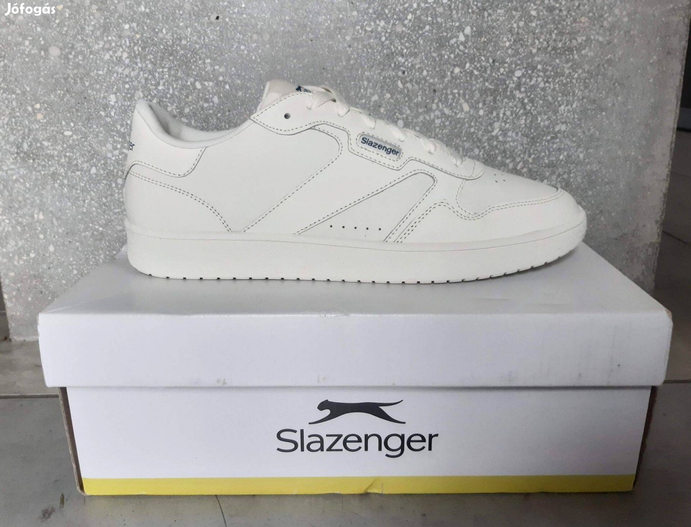 Slazenger sportcipő bőr! 43 Új / sneaker Reebok style Bp-n