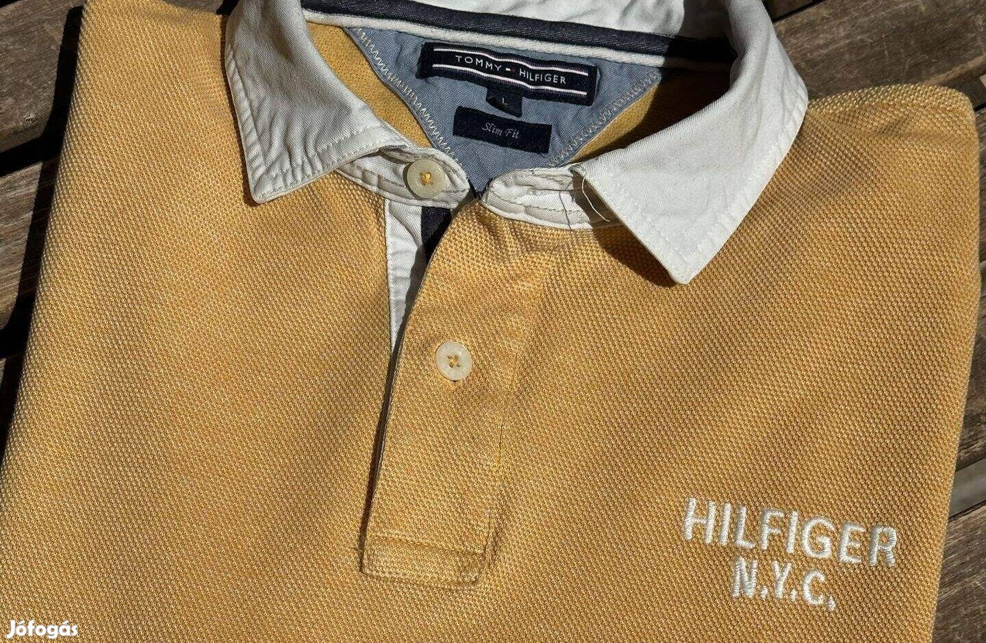 Slim Fit póló,M-L-es méretben (Tommy Hilfiger)