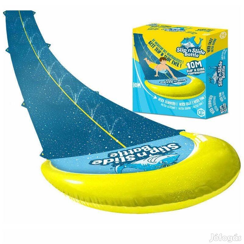 Slip 'n Slide Battle két sávos felfújható vízicsúszda, 10m - kék/sárga