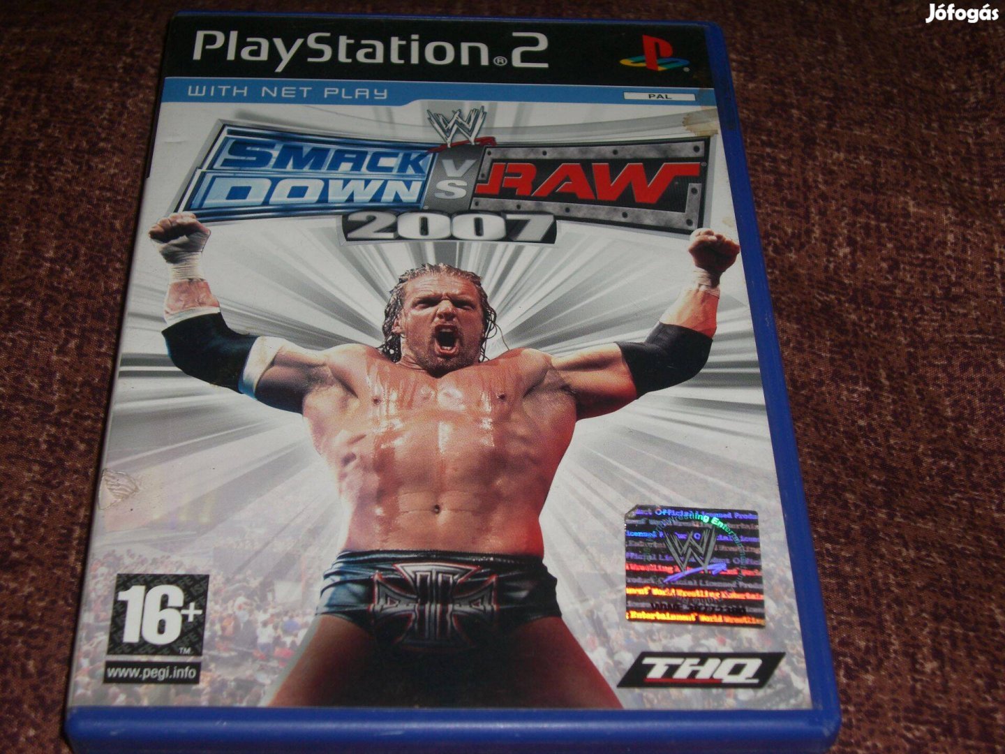 Smack Down vs Raw 2007 - Playstation 2 eredeti lemez ( 2500 Ft )
