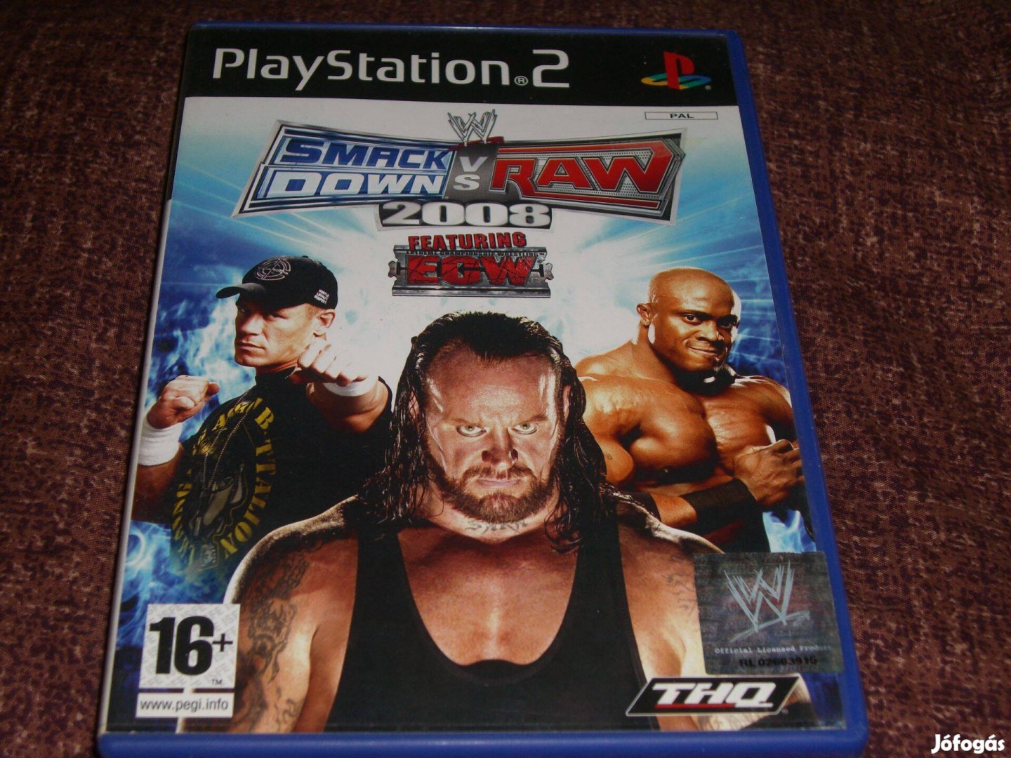 Smack Down vs Raw 2008 - Ps2 eredeti lemez ( 2500 Ft )