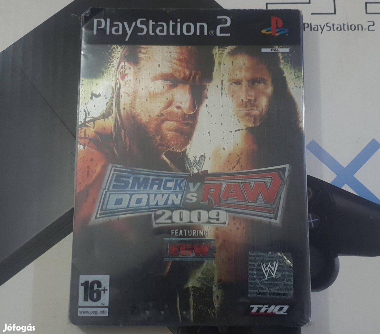 Smack Down vs Raw 2009 Steelbox Edition Playstation 2 eredeti lemez