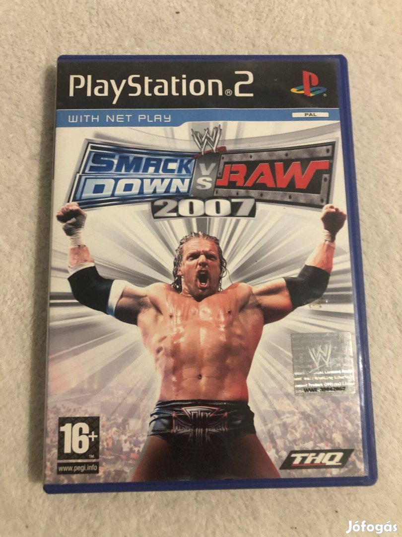 Smackdown Vs Raw 2007 Ps2 Playstation 2 játék