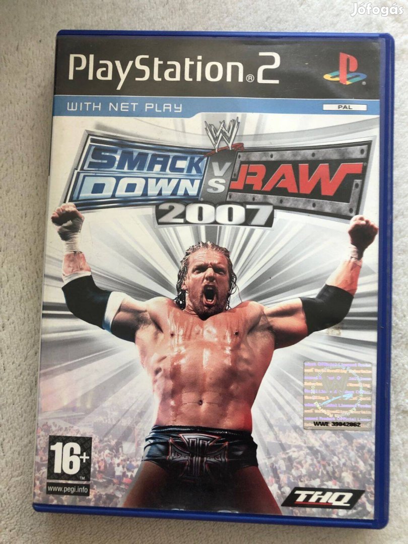 Smackdown Vs Raw 2007 Ps2 Playstation 2 játék