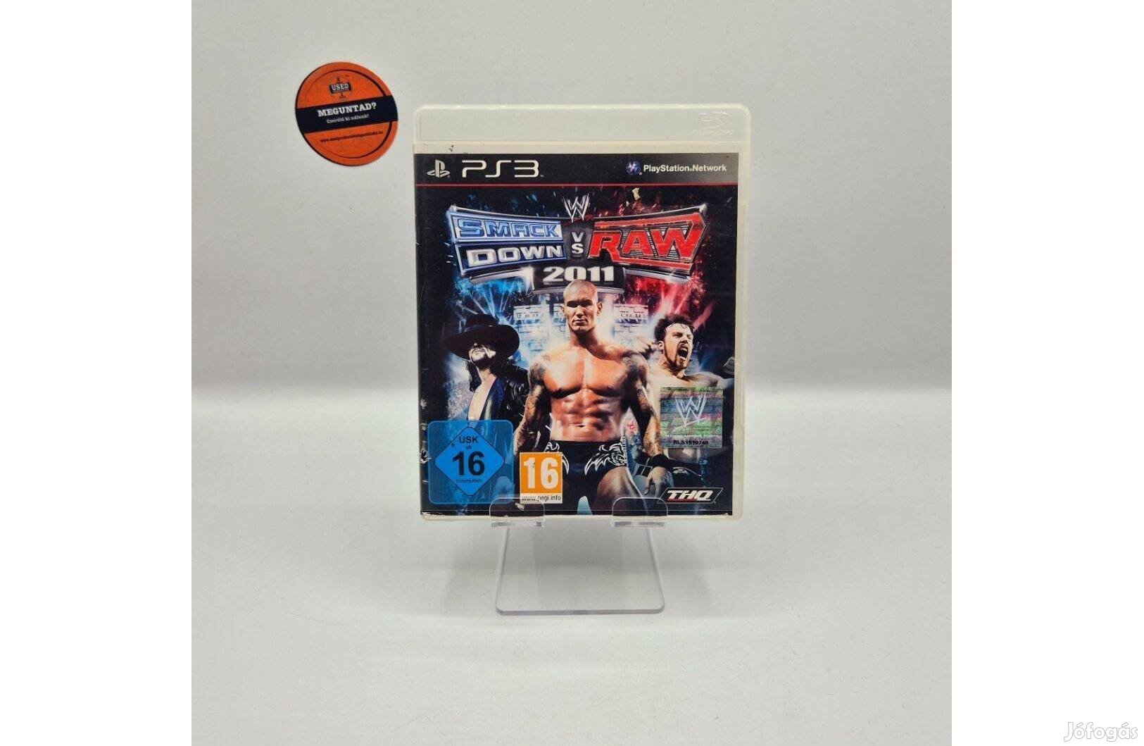 Smackdown vs Raw 2011 - PS3 játék, használt