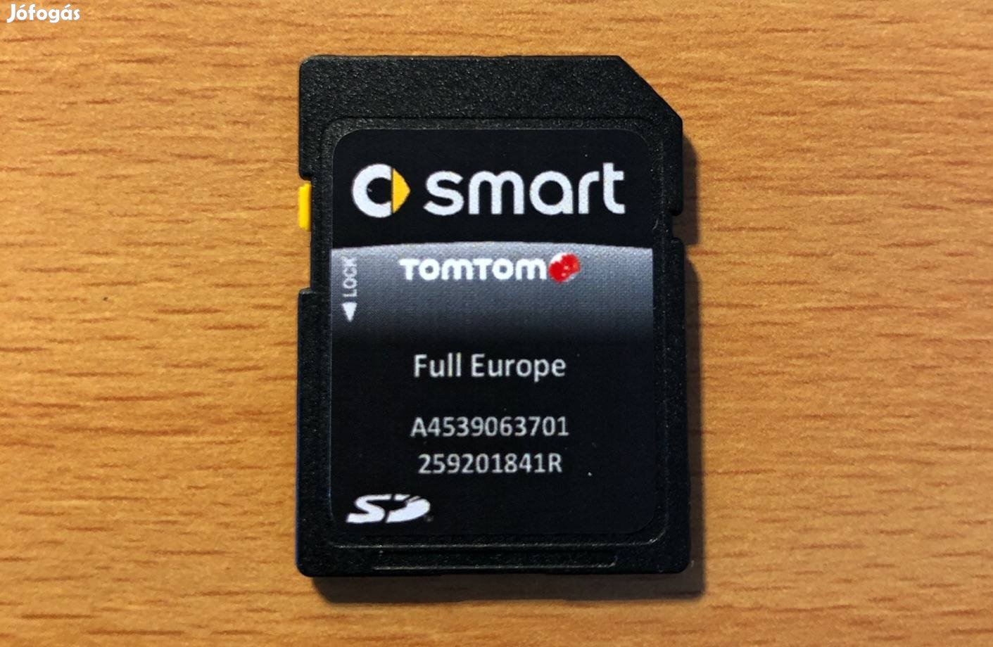 Smart 453 Cool & Media 2019 s Európa térkép SD