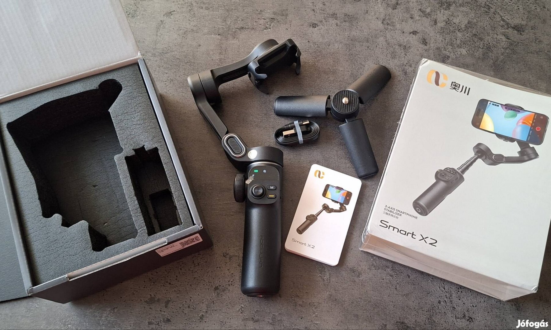 Smart X2 gimbal - okos kameraállvány, szelfibot, stabilizáto