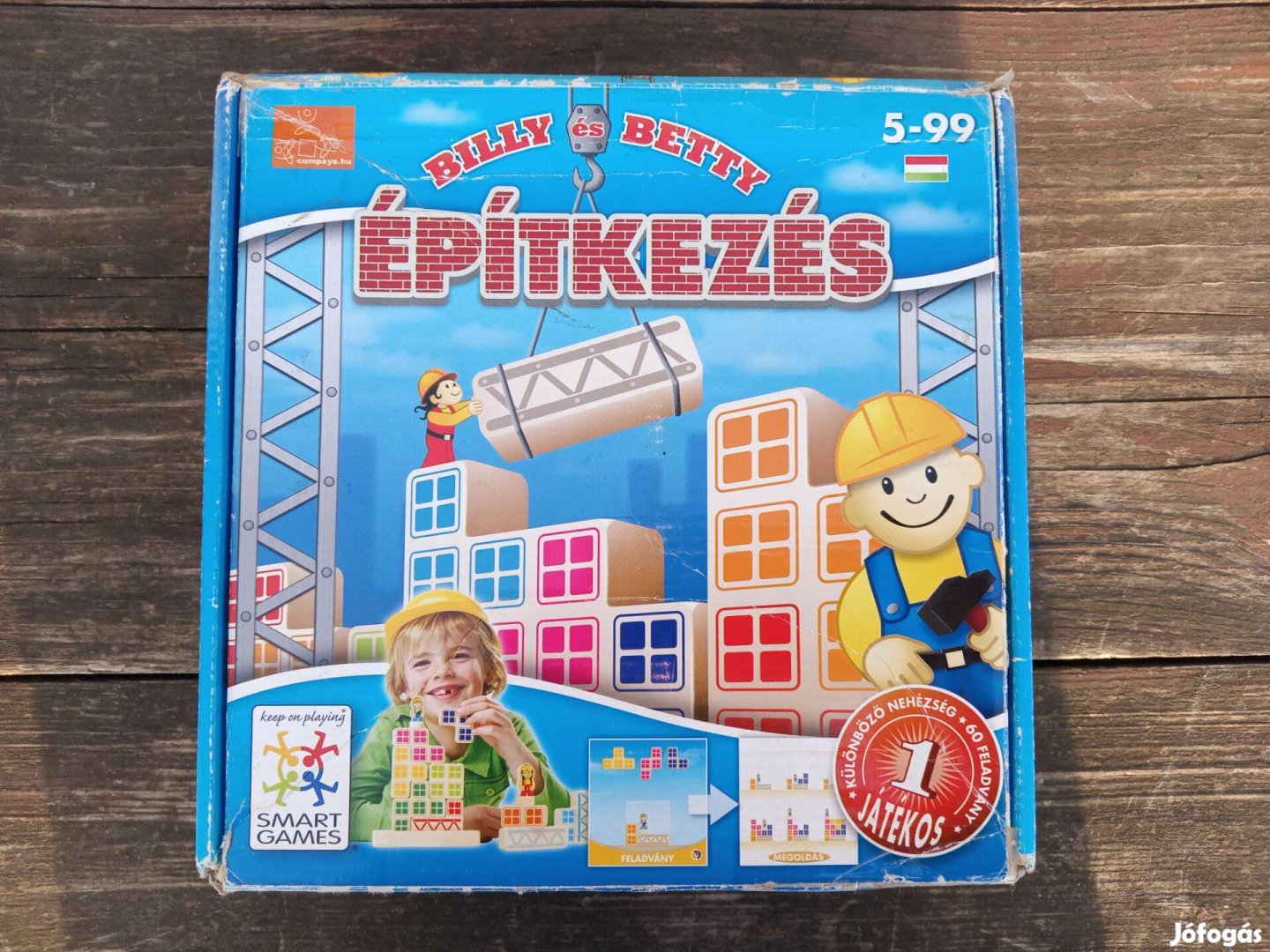 Smart games Billy és Betty Építkezés logikai játék 5+