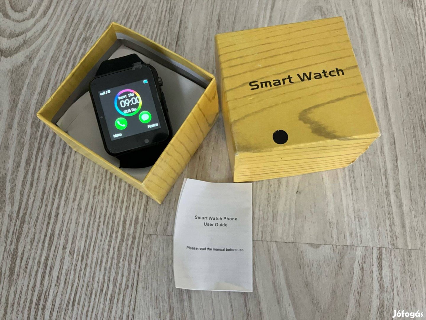 Smartwatch A1 okos óra magyar nyelvű, SIM, telefon, kamera, diktafon