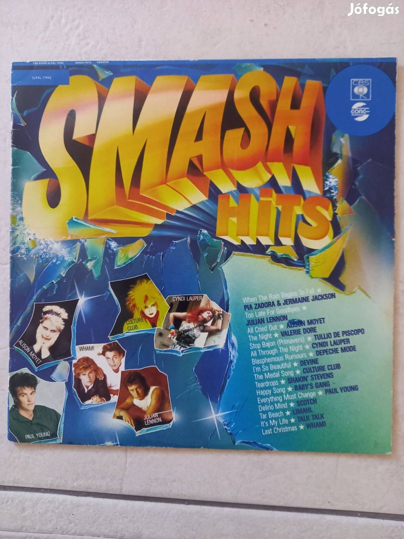 Smash hits bakelit lemez