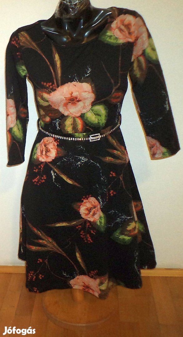 Smashed Lemon luxus virág motívumos ruha címkés! M