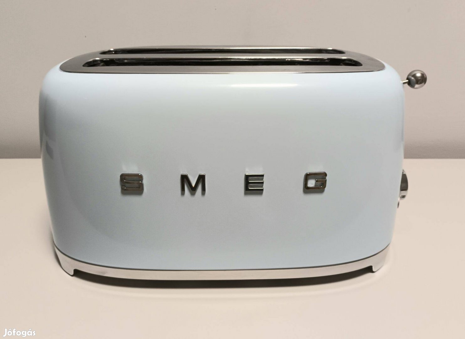 Smeg 50's Style 4 szeletes prémium kenyérpirító Pasztellkék