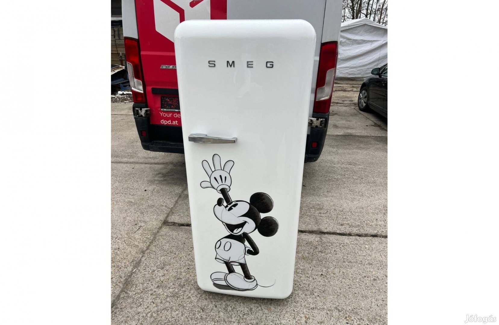 Smeg FAB28Rdmm4, Disney Mickey Mouse retro hűtő, 913e.ft helyett!!!