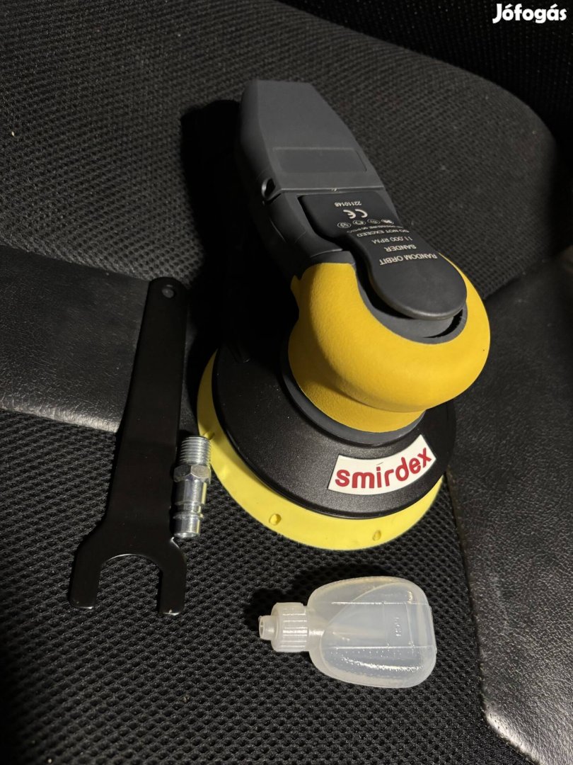 Smirdex 125mm pneumatikus , levegős excenteres csiszológép