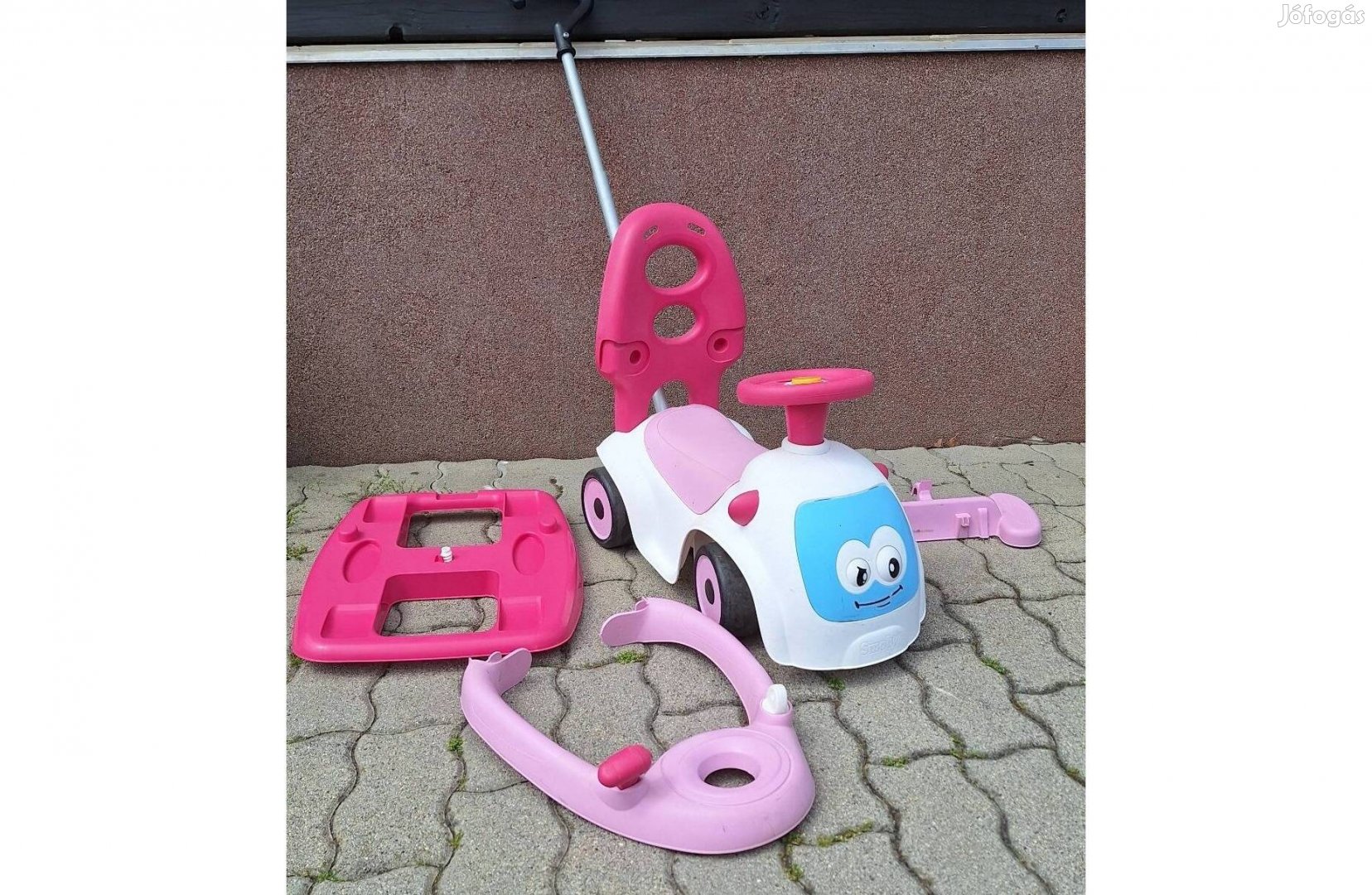 Smoby Bébitaxi babáknak hintával
