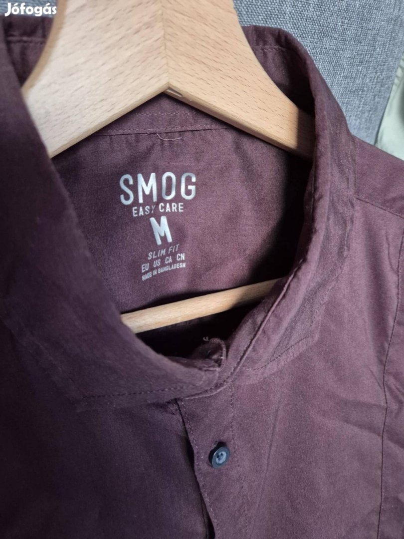 Smog bordó slim fit easy iron M