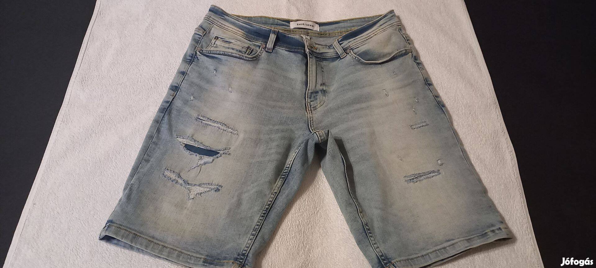 Smog denim férfi farmer rövidnadrág - Új