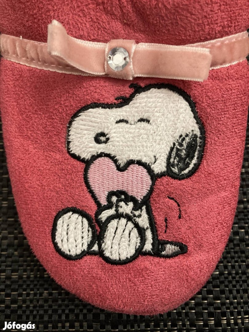 Snoopy női lány pink plüss papucs 36 36-os!