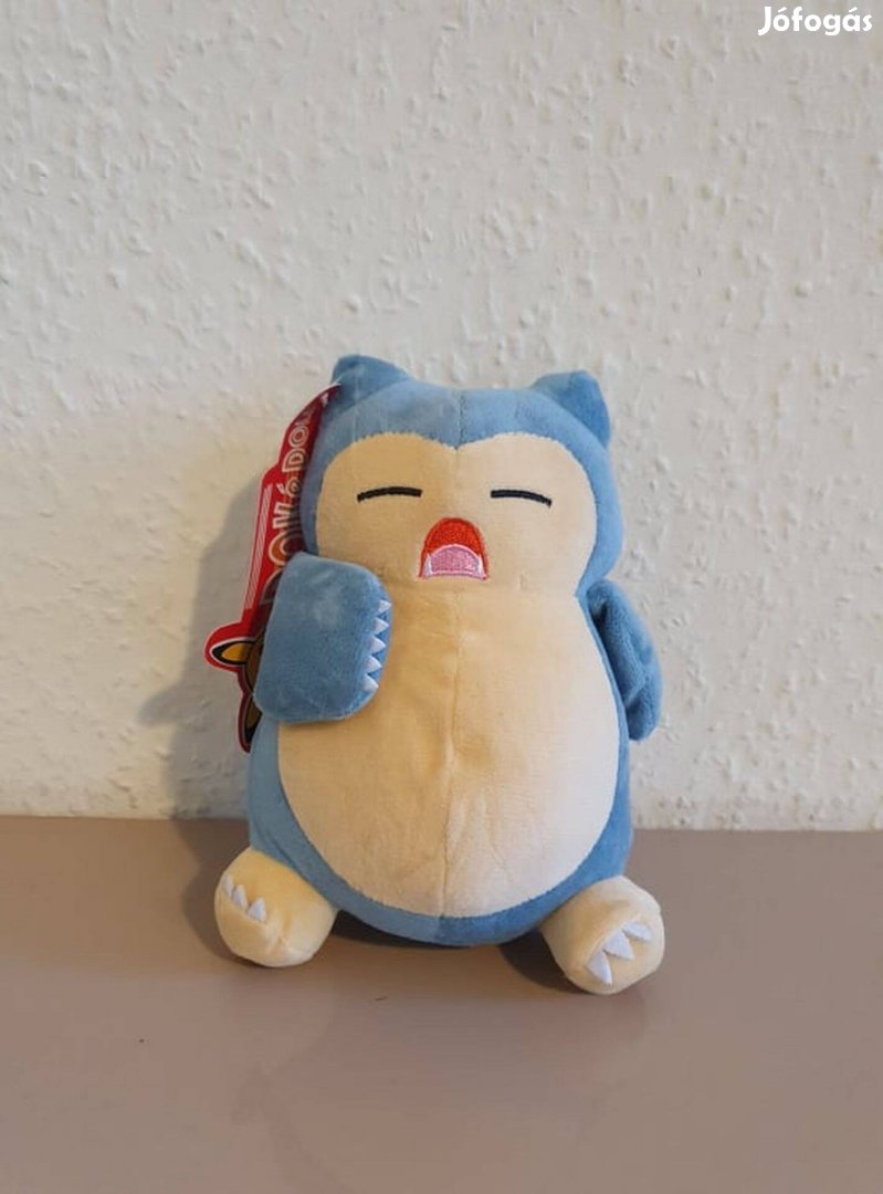 Snorlax pokémon plüss 18 cm Pokemon Új számlával