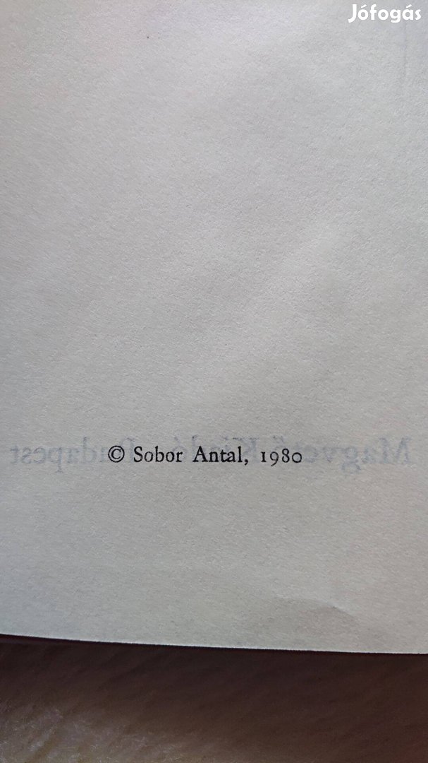 Sobor Antal Hosszú háború c. könyv