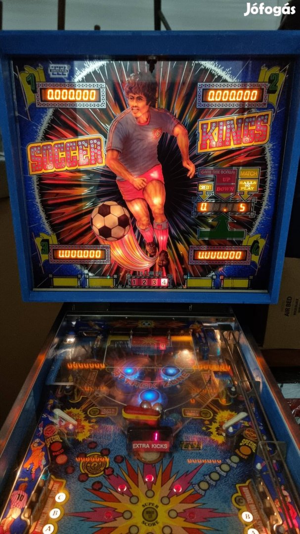 Soccer Kings flipper pinball zaccaria felújított