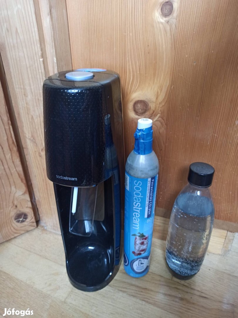 Sodastream Black Spirit szódagép + palack + CO2 patron