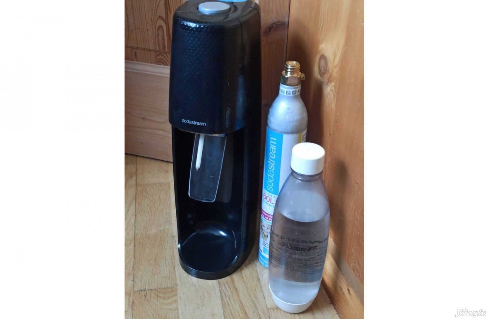 Sodastream Black Spirit szódagép + palack + CO2 patron