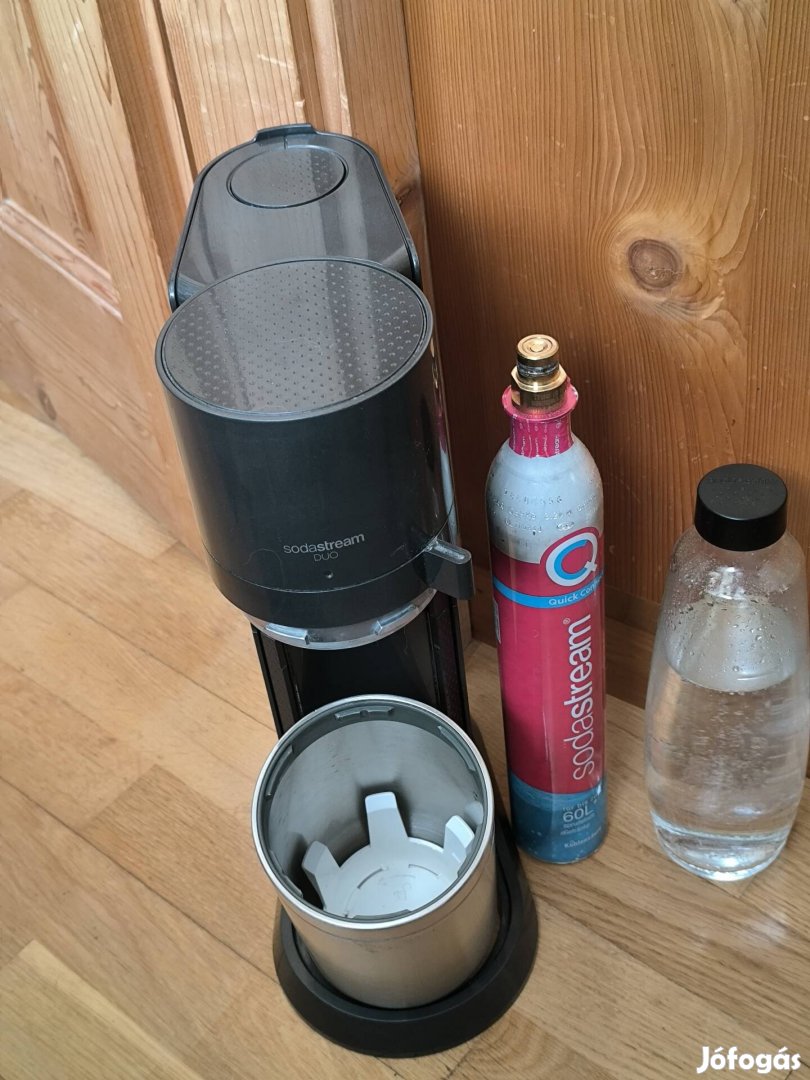 Sodastream Duo szódagép + üveg + CO2 patron