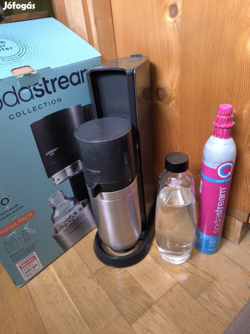 Sodastream Duo szódagép + üveg + CO2 patron