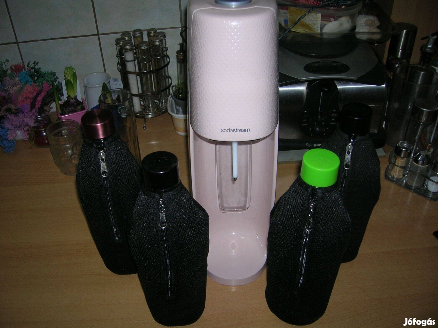 Sodastream Spirit Szódagép + 4 db palack védőhuzattal