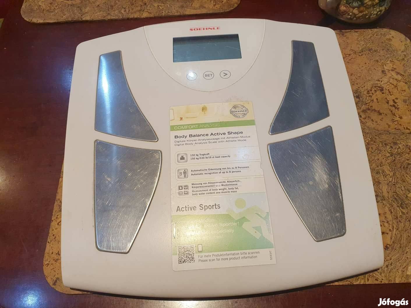 Soehnle 63333 Active Shape test analizáló személymérleg