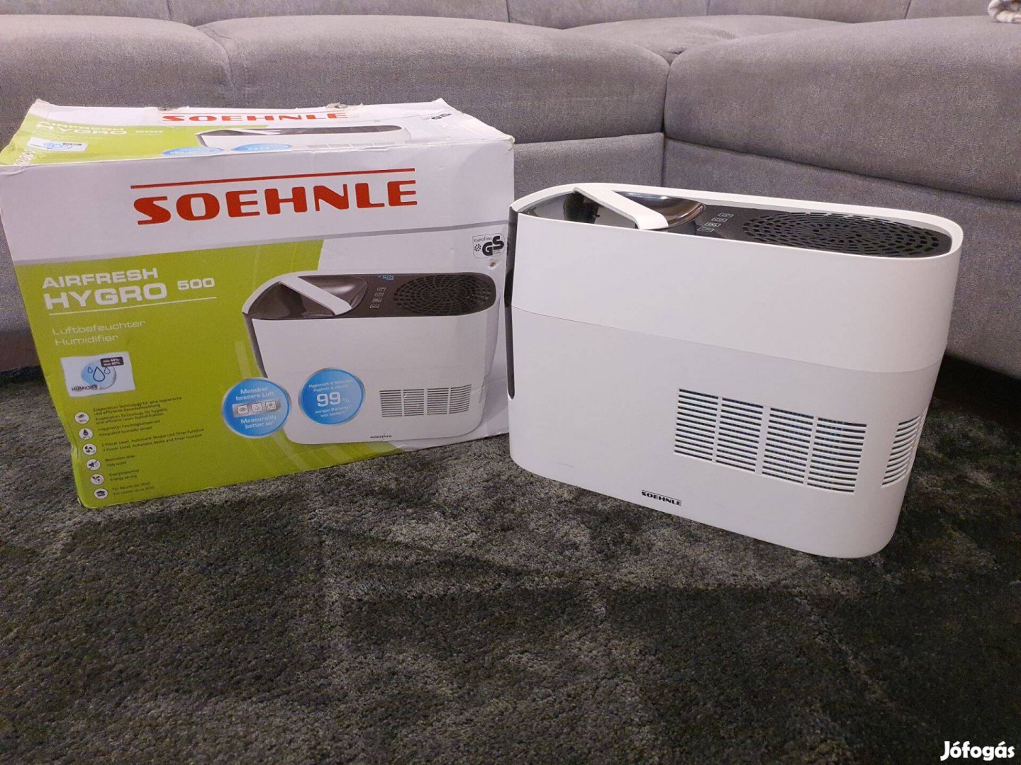 Soehnle Airfresh Hygro 500 párásító, új