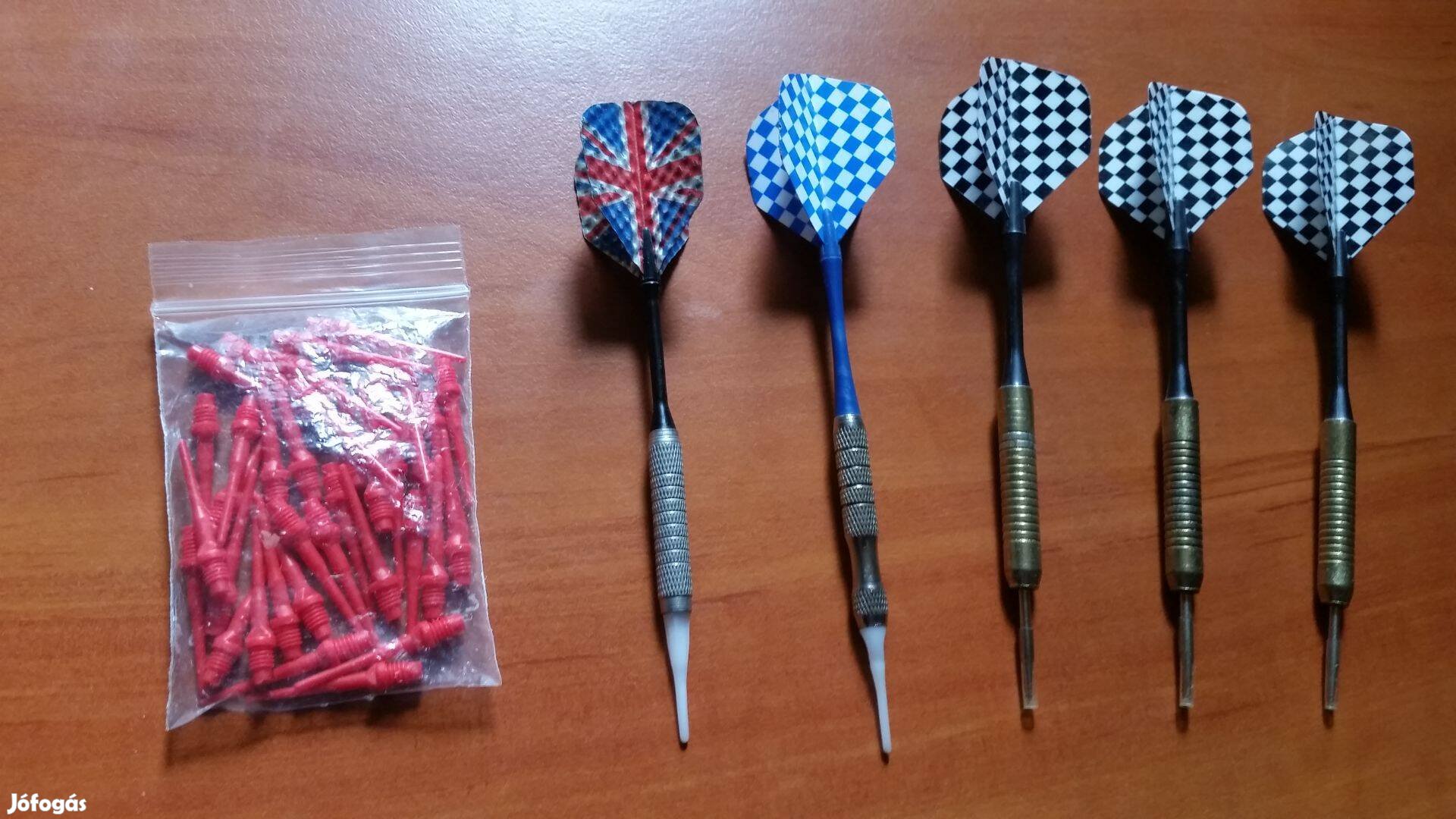 Soft, steel darts nyilak -16 gr műanyag hegyek póló