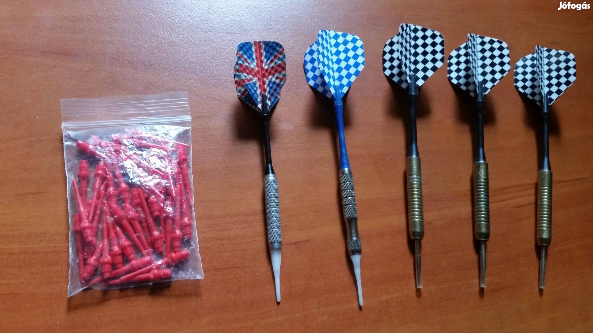 Soft, steel darts nyilak -16 gr + műanyag hegyek + póló