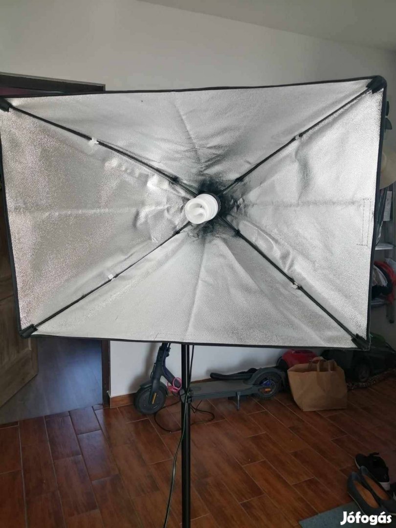 Softbox szett 2db 40x60cm, 2.7m állvánnyokkal