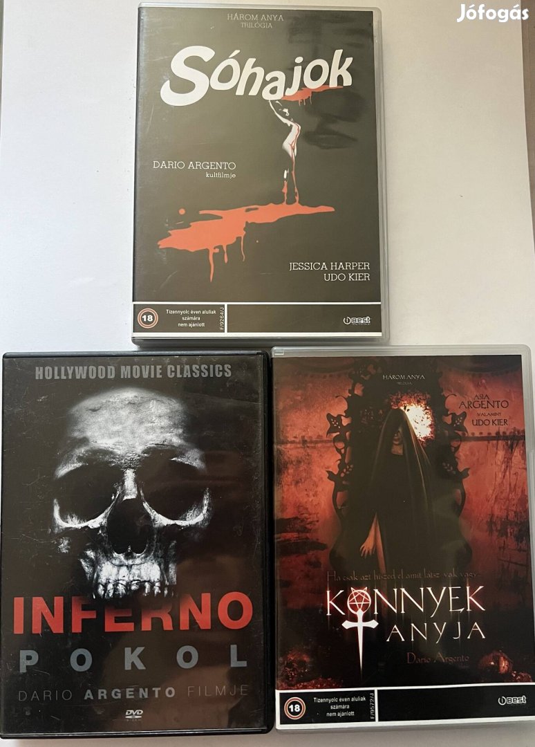 Sóhajok, pokol, könnyek anyja dvd