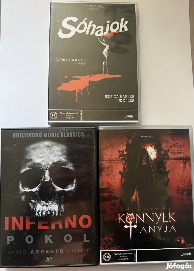 Sóhajok, pokol, könnyek anyja dvd