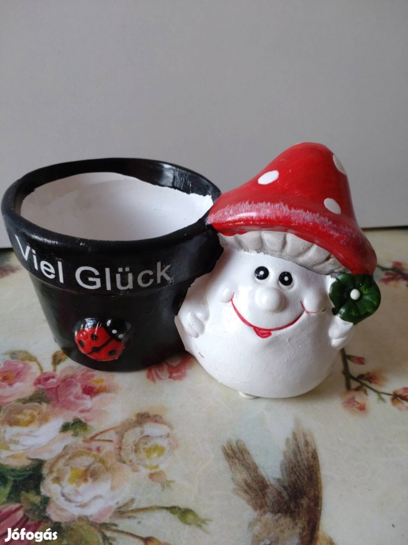 Sok szerencsét dekorativ kis kaspó