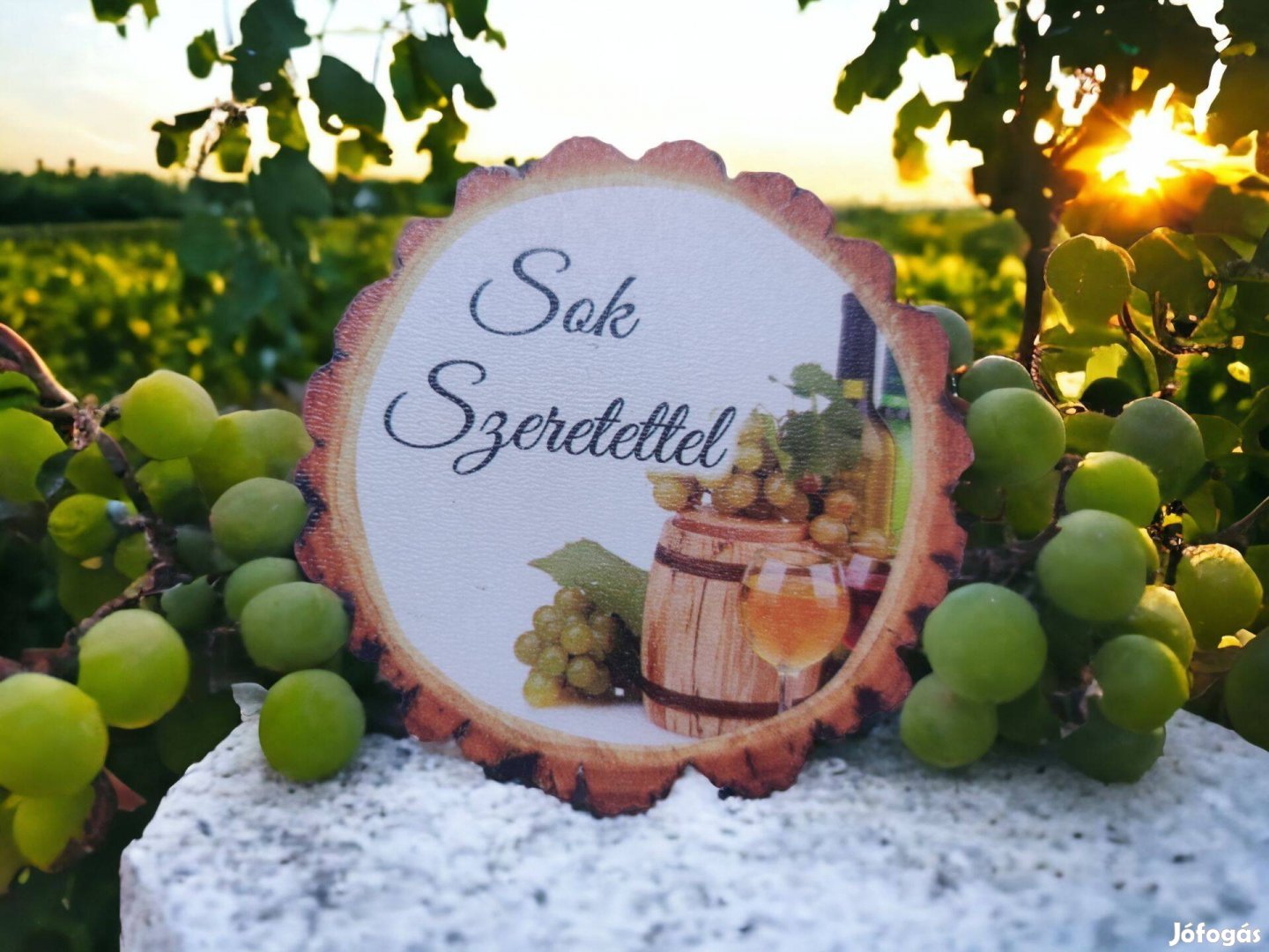 Sok szeretettel. hűtőmágnes