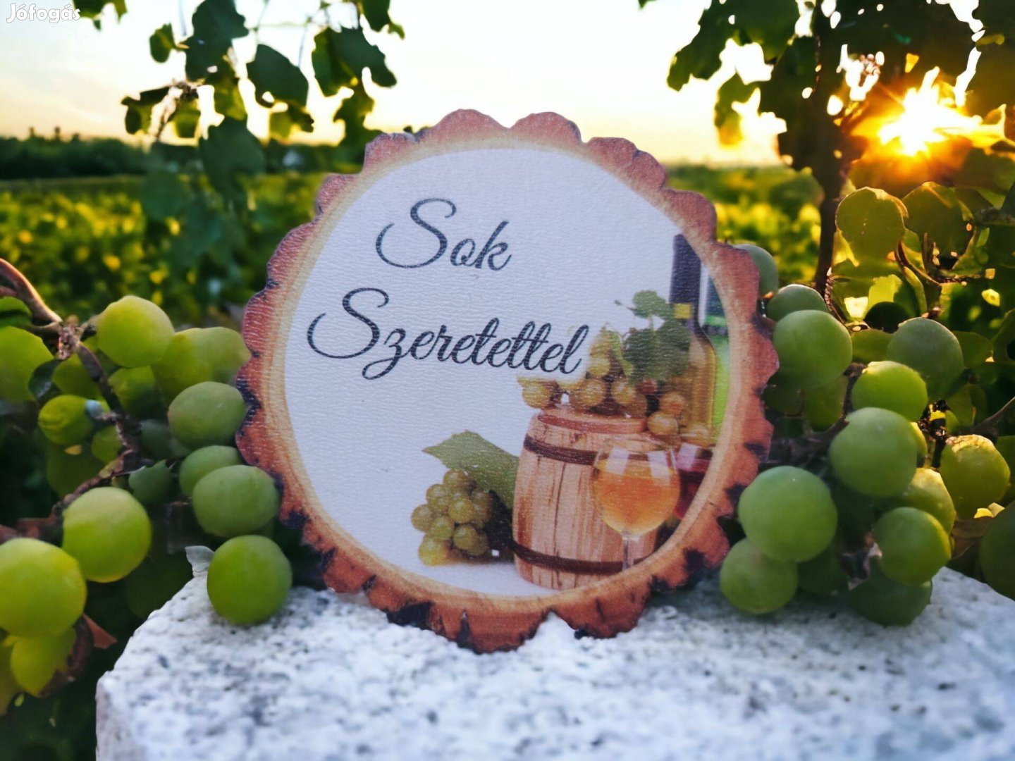 Sok szeretettel.hűtőmágnes