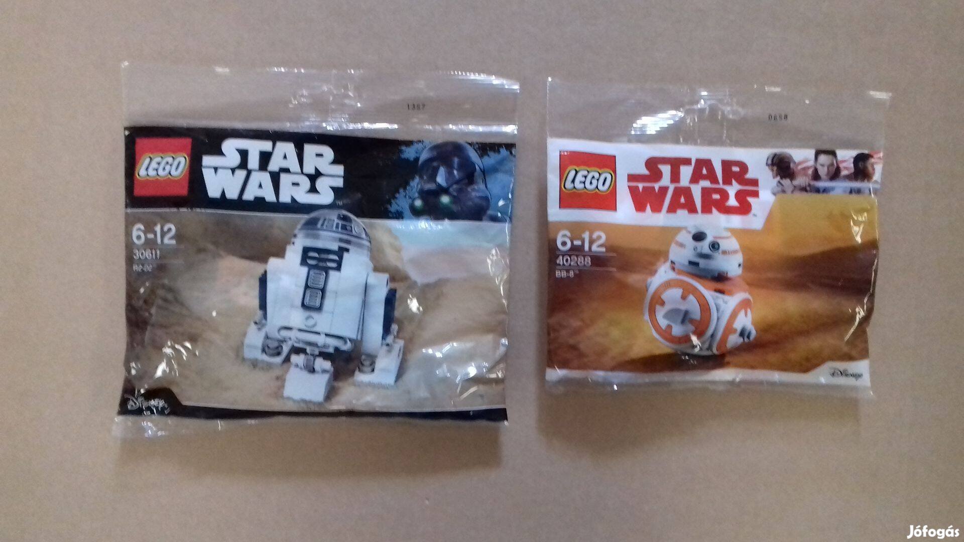 Sokféle zacskós: új Star Wars LEGO 30611 R2-D2 + 40288 BB-8 Fox.azárba