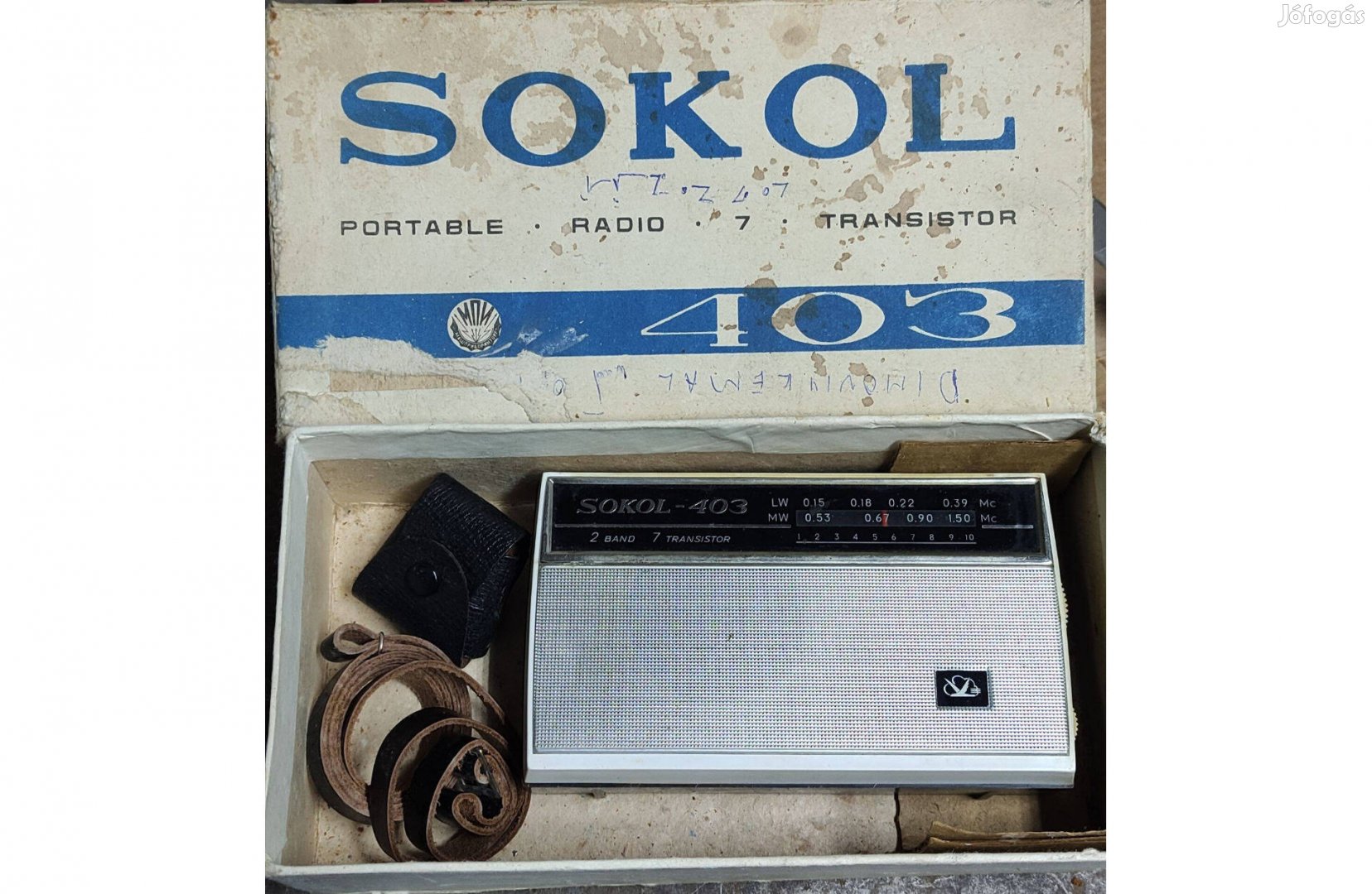 Sokol 403 tranzisztoros rádió