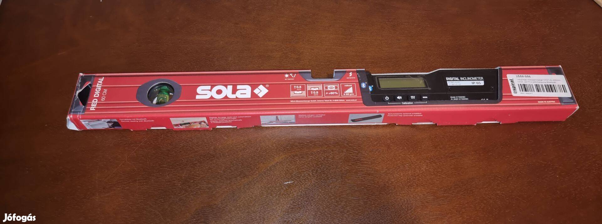 Sola RED 60 cm digitális vízmérték Profi eszköz féláron!
